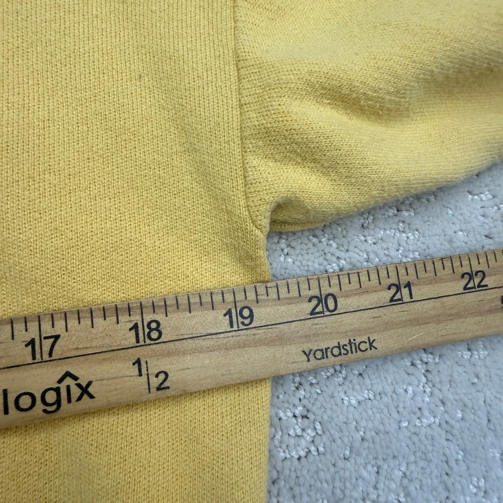 Naadam Sweatshirt Jogger Set Women S Yellow Cotton Cashmere 2 Piece Loungewear - Picture 14 of 16